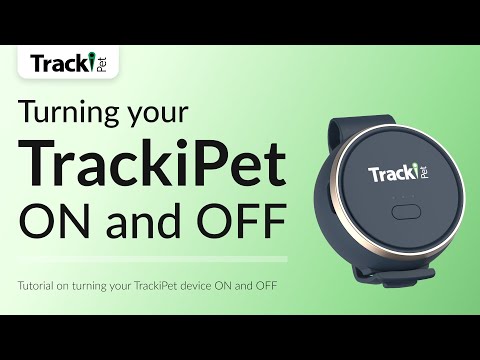 TrackiPet - How to turn on and off